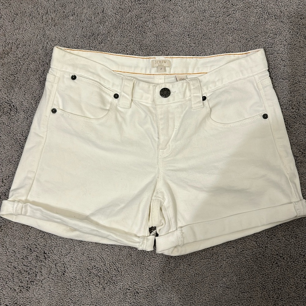 J. Crew Women's White Shorts